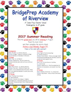 2017 Summer Reading